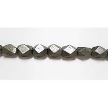PYRITE FACETED CUTTING NUGGET10X12MM
